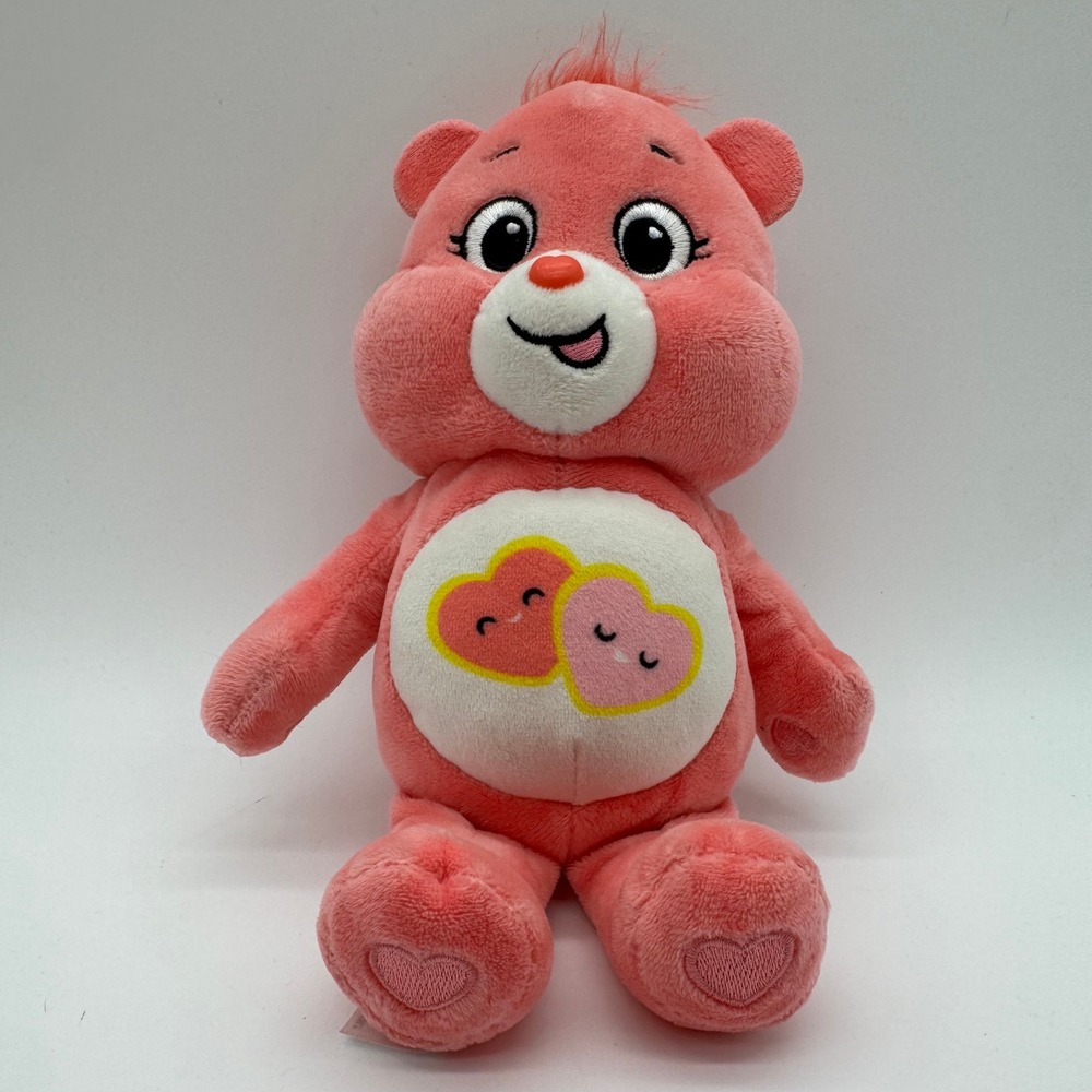 Care Bears Togetherness Bear Pink Plush Stuffed Animal Unlock The Magic 10"